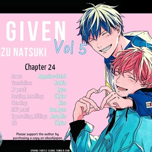 [KIZU Natsuki] Given – Vol.04 (update c.24) [Eng] – Gay Manga sex 257