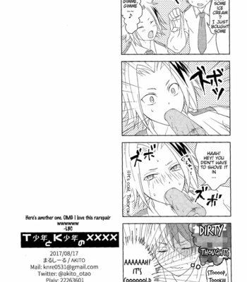 [Marushiru (AKITO)] T shōnen to K shōnen no XXXX – Boku no Hero Academia dj [ENG] – Gay Manga sex 25