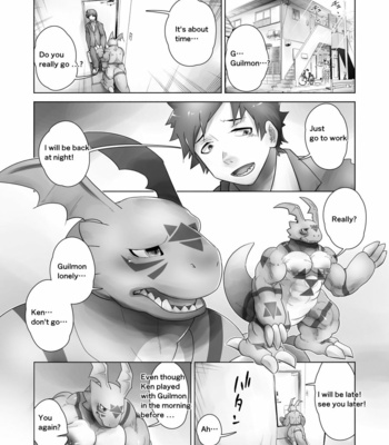 [Urusai Kokuen (Ekataraf , Hatake)] TF Growth Monsters – Digimon dj [Eng] – Gay Manga sex 5