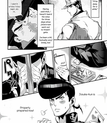 [Tazawa] Wait a minute, Jotaro-san!! 2 – JoJo dj [Eng] – Gay Manga sex 4