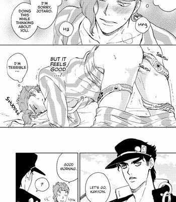 [Asabatrophy] Embarrassing Happy Thing – JoJo’s Bizarre Adventure dj [Eng] – Gay Manga sex 5