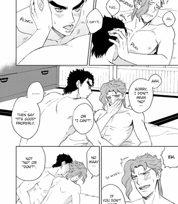 [Asabatrophy] Embarrassing Happy Thing – JoJo’s Bizarre Adventure dj [Eng] – Gay Manga sex 27