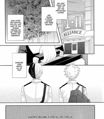 [GERANIUM (Kei)] My Hero Academia dj – Nichiyoubi wa Tokubetsu [ENG] – Gay Manga sex 2