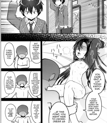 [Umari-ya (D-2)] Kiriko Route Another #02 _Shitagi Josou Jii Kyouyou Hen – Sword Art Online dj [Eng] – Gay Manga sex 2