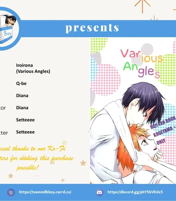 Gay Manga - [Q-be (Souji)] Various Angles – Haikyuu!! dj [Eng] – Gay Manga