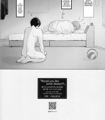 [Una Hiyodou (Una)] Would You Like Some Dessert – Haikyuu!! dj [Español] – Gay Manga sex 18