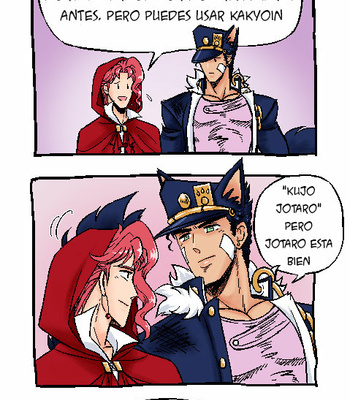 [maiyeng] Joka Red Riding Hood Paro – JoJo’s Bizarre Adventure dj [Esp] – Gay Manga sex 48