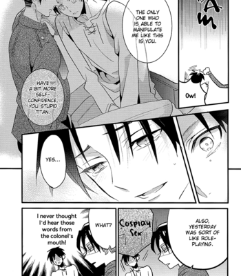 [COCO] Mou Muri Desu, Heichou! – Shingeki no Kyojin dj [Eng] – Gay Manga sex 16