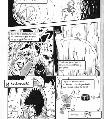 [Furry-Dudedle Studio] Treasure Hunter [Esp] – Gay Manga sex 37