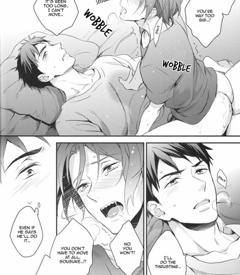 [PureSlider (Matsuo)] Sosuke no kata wa ore ga mamoru! | I’ll protect Sosuke’s shoulder! – Free! dj [Eng] – Gay Manga sex 15