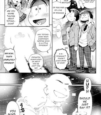 [Momoiro-netsuduki (Kisaki Nana)] Our future seen in blue light effects is – Osomatsu-San dj [Eng] – Gay Manga sex 8