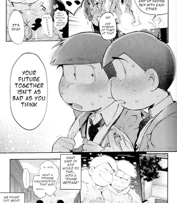 [Momoiro-netsuduki (Kisaki Nana)] Our future seen in blue light effects is – Osomatsu-San dj [Eng] – Gay Manga sex 10