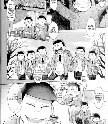 [Momoiro-netsuduki (Kisaki Nana)] Our future seen in blue light effects is – Osomatsu-San dj [Eng] – Gay Manga sex 19