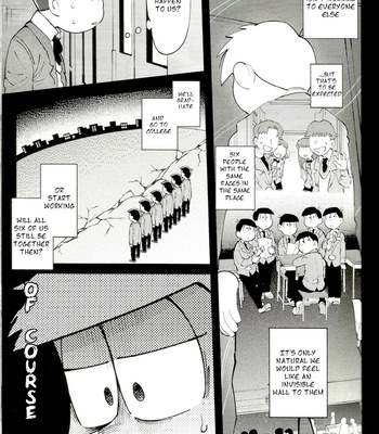 [Momoiro-netsuduki (Kisaki Nana)] Our future seen in blue light effects is – Osomatsu-San dj [Eng] – Gay Manga sex 28