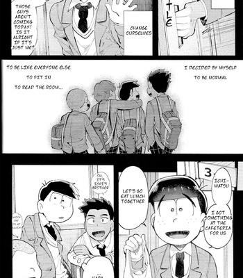 [Momoiro-netsuduki (Kisaki Nana)] Our future seen in blue light effects is – Osomatsu-San dj [Eng] – Gay Manga sex 29
