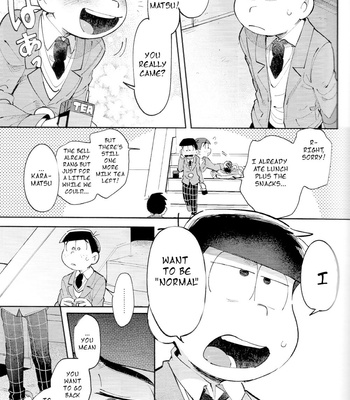 [Momoiro-netsuduki (Kisaki Nana)] Our future seen in blue light effects is – Osomatsu-San dj [Eng] – Gay Manga sex 32