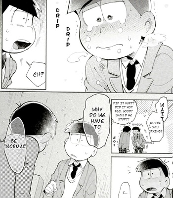 [Momoiro-netsuduki (Kisaki Nana)] Our future seen in blue light effects is – Osomatsu-San dj [Eng] – Gay Manga sex 39