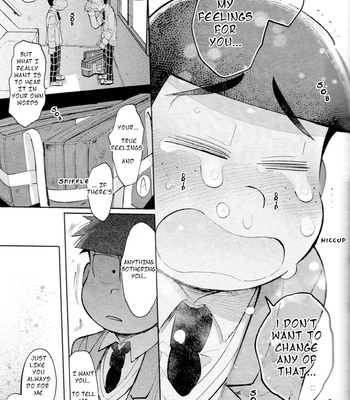 [Momoiro-netsuduki (Kisaki Nana)] Our future seen in blue light effects is – Osomatsu-San dj [Eng] – Gay Manga sex 40