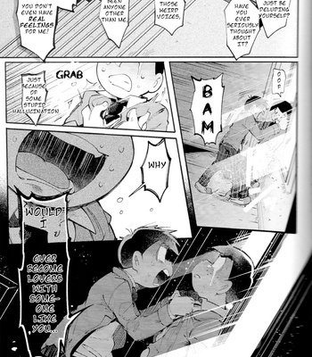[Momoiro-netsuduki (Kisaki Nana)] Our future seen in blue light effects is – Osomatsu-San dj [Eng] – Gay Manga sex 44
