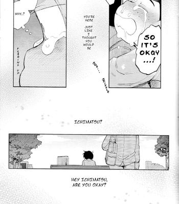 [Momoiro-netsuduki (Kisaki Nana)] Our future seen in blue light effects is – Osomatsu-San dj [Eng] – Gay Manga sex 48