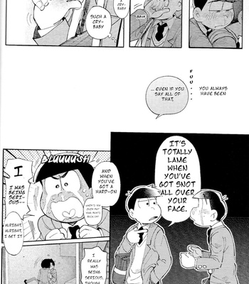 [Momoiro-netsuduki (Kisaki Nana)] Our future seen in blue light effects is – Osomatsu-San dj [Eng] – Gay Manga sex 51