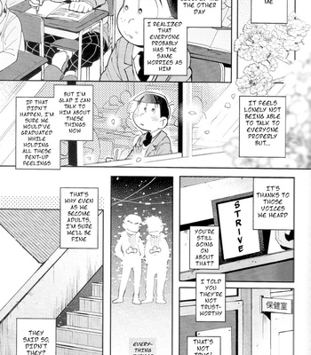 [Momoiro-netsuduki (Kisaki Nana)] Our future seen in blue light effects is – Osomatsu-San dj [Eng] – Gay Manga sex 74