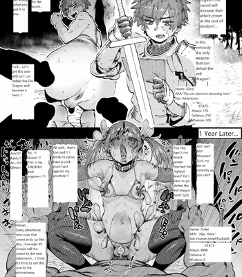 Gay Manga - [Horieros] “Anal de Mesuiki Suru Hodo Tsuyoku Naru Buki” o Te ni Irete, Tsuyoku Narou to Anal Sex Bakkari Shitetara Tatakai toka Doudemo Yokunacchatta Boukensha-san Desu. [Eng/JP] – Gay Manga