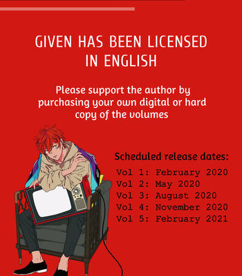 [KIZU Natsuki] Given – Vol.06 [Eng] – Gay Manga sex 22