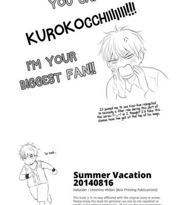 [Hakaider] Summer Vacation – Kuroko no Basuke dj [Eng] – Gay Manga sex 33