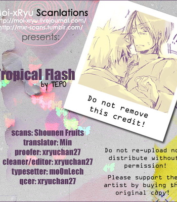 [TEPO] Tropical Flash – Katekyo Hitman Reborn! dj [Eng] – Gay Manga thumbnail 001