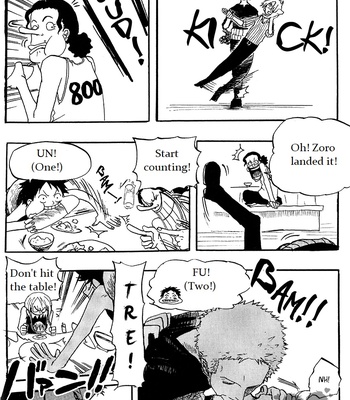 [Haga Inochi] One Piece dj ㅡ Chousenha e no Gohoubi [Eng] – Gay Manga sex 10