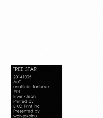 [wolves (Oinu)] FREE STAR – Shingeki no Kyojin dj [JP] – Gay Manga sex 40