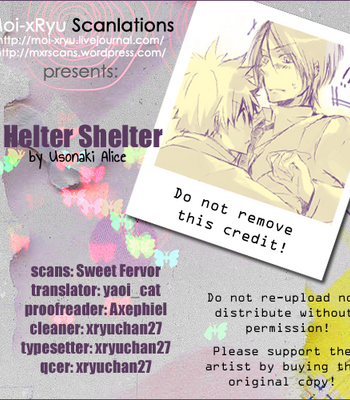 [Usonaki Alice (ICHI Kotoko)] Helter Shelter – Katekyo Hitman Reborn! dj [Eng] – Gay Manga thumbnail 001
