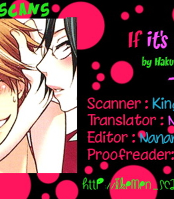 [HAKUTOU Noriko] Omae de Nakya Dame Mitai | If It’s Not You [Eng] – Gay Manga sex 2
