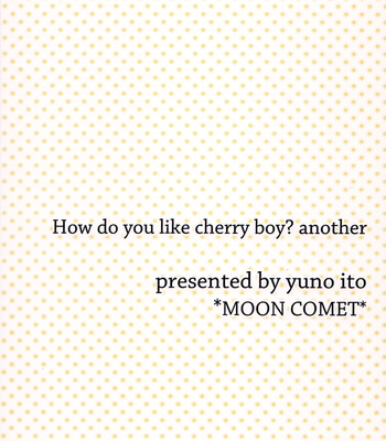 [*MOON COMET*/ Ito Yuno] How do you Like Cherry Boy dj – Another [Eng] – Gay Manga sex 20