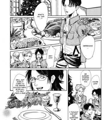 [De-C (Doshi/ biverly)] Seiya no Tabemono – Shingeki no Kyojin dj [Eng] – Gay Manga sex 3