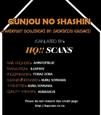 [Gusari/ Sashikizu] Gunjou no Shashin – Haikyuu!! dj [Eng] [hq-scans] – Gay Manga sex 33