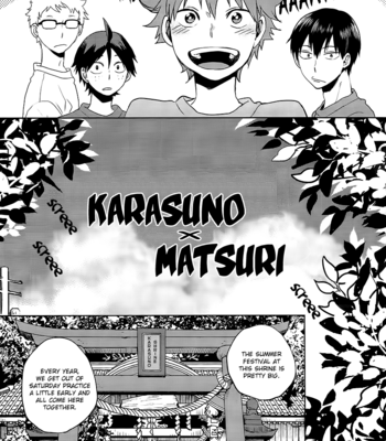 [Koshianko/ Tamagoya] Karasuno x Matsuri – Haikyuu!! dj [Eng] – Gay Manga sex 4