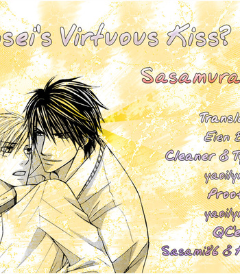 [SASAMURA Gou] Sensei’s Virtuous Kiss? [Eng] – Gay Manga thumbnail 001