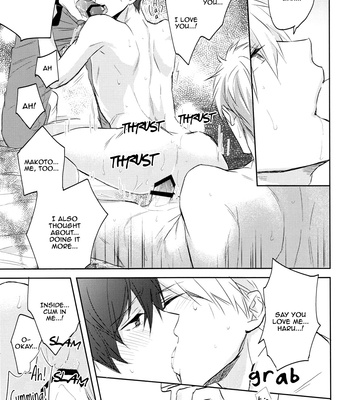 [Sneeeze (Kubu)] Futari no Makoto – Free! dj [Eng] – Gay Manga sex 24