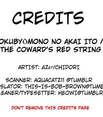 [AZet/ Chidori] The Cowards Red String – Haikyuu!! dj [Eng] – Gay Manga thumbnail 001