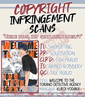 [KUROI Yodaka] Welcome to the Torano Detective Agency [Eng] (update c.5) – Gay Manga thumbnail 001