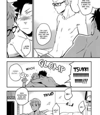 [Cinnamon] Tsukishima-kun wa Benkyouchuu – Haikyuu!! dj [Eng] – Gay Manga sex 35