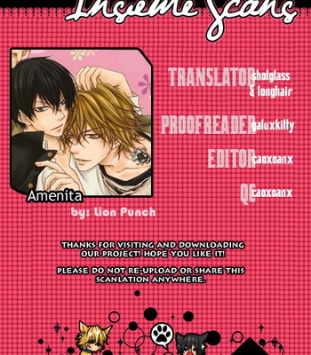 Gay Manga - [LION★PUNCH] Amenita – Katekyo Hitman Reborn! dj [Eng] – Gay Manga
