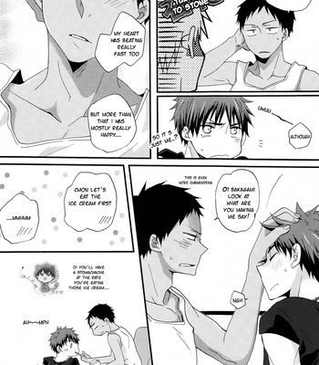 [Sakuragashi] sweetheart’s Kiss – Kuroko no Basuke dj [Eng] – Gay Manga sex 13