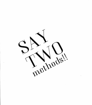[Baron] SAY TWO METHODS!! – JoJo dj [Eng] – Gay Manga sex 3