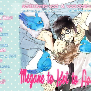 [NATSUKAWA Shiori] Megane to Koi to Aoi Tori (update c.4-Extra) [Eng] – Gay Manga sex 34