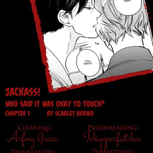 [Scarlet Beriko] Jackass! – Sawatte Ii tte Dare ga Itta yo? [Eng] – Gay Manga sex 37