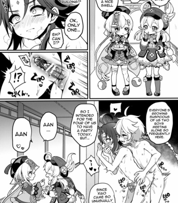 [Koneko Gumi (Poron)] AetherXiao ga Tsubo no Naka de Ecchi Suru Hon – Genshin Impact dj [Eng] – Gay Manga sex 6