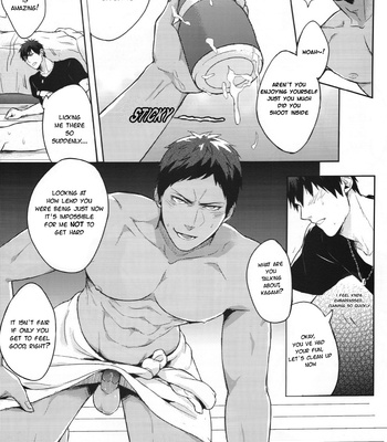 [Fuerzabruta (ZawarC)] Henna Mono wo Orenchi ni Okuruna – Kuroko no Basuke dj [Eng] – Gay Manga sex 15